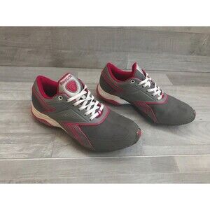 Reebok Women Tennis Shoes Traintone Trainer Color Grey & Pink Size US 6